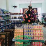 Giá kệ siêu thị bày hàng sữa tại Long An