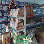 Giá kệ siêu thị bày hàng sữa tại Long An