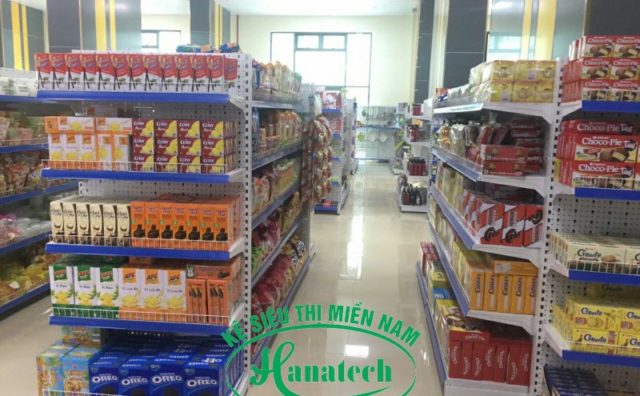 Kệ siêu thị Mini tại Long An