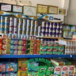 Kệ trưng bày sữa đẹp tại Long An