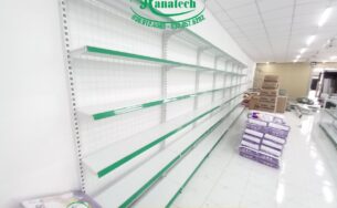 Kệ siêu thị tại Bà Rịa Vũng Tàu loại đơn lưng lưới