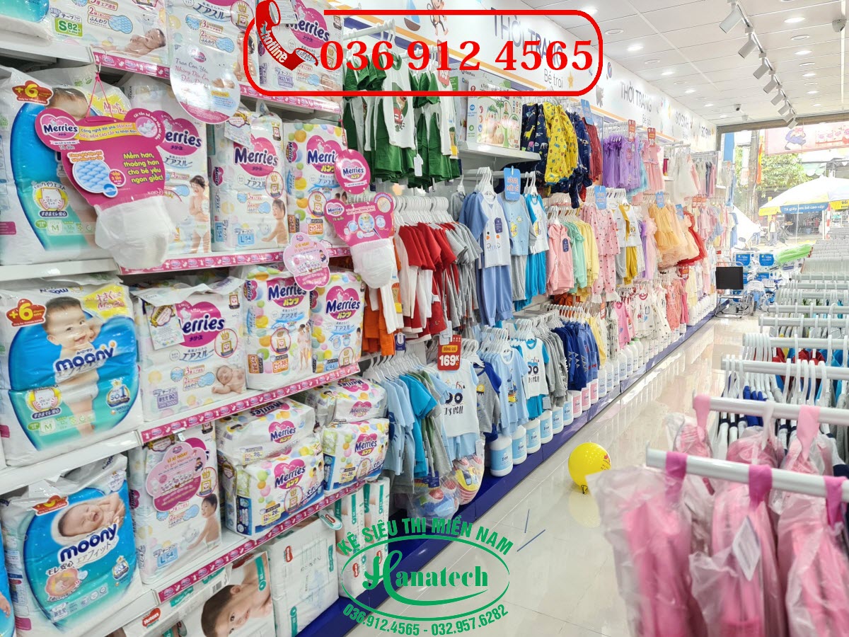 Giá kệ siêu thị tại Tiền Giang