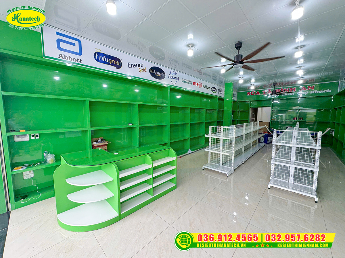 Giá kệ siêu thị Trà Vinh