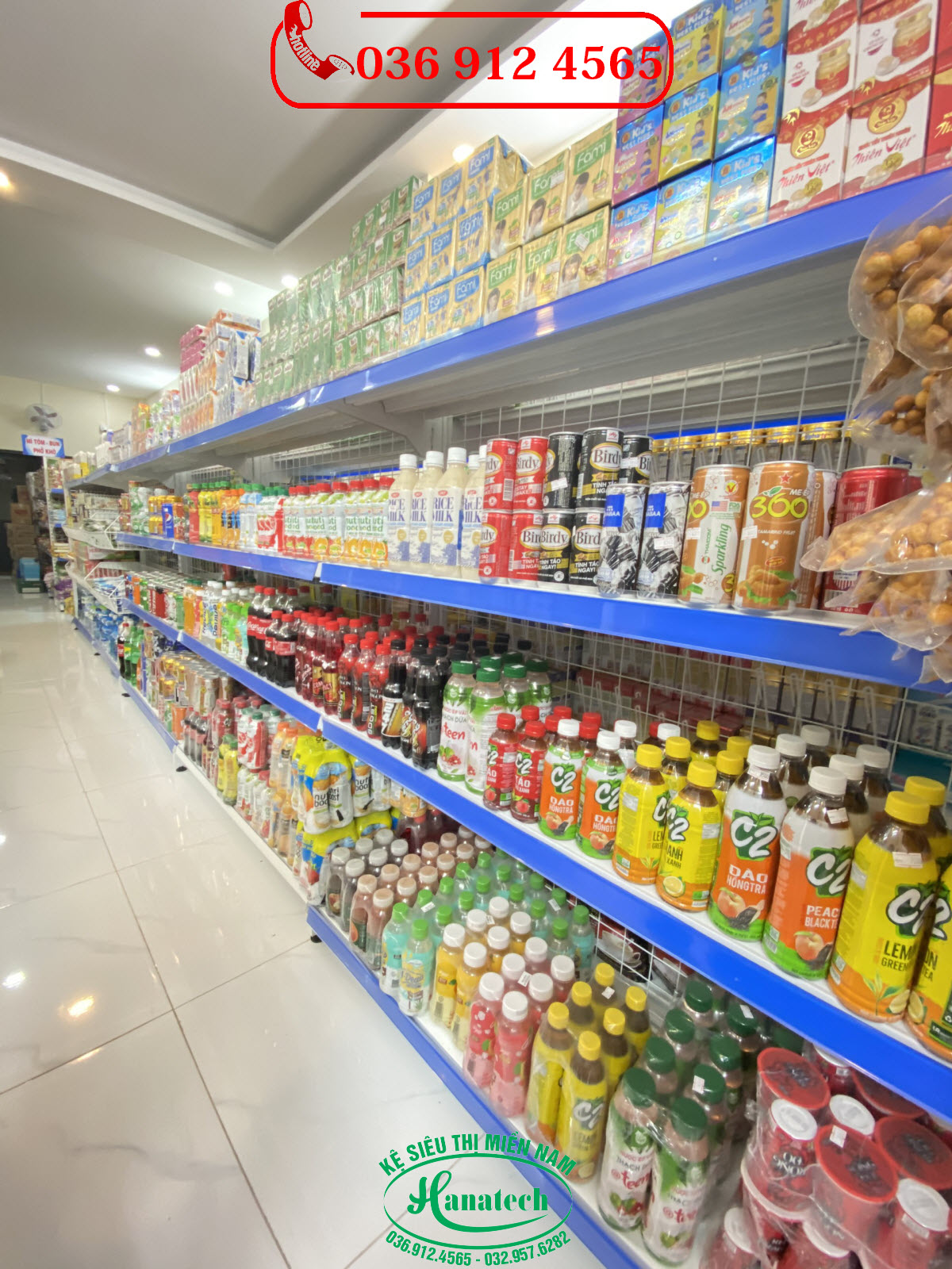 Lắp đặt kệ bách hóa tự chọn tại Bà Rịa Vũng Tàu