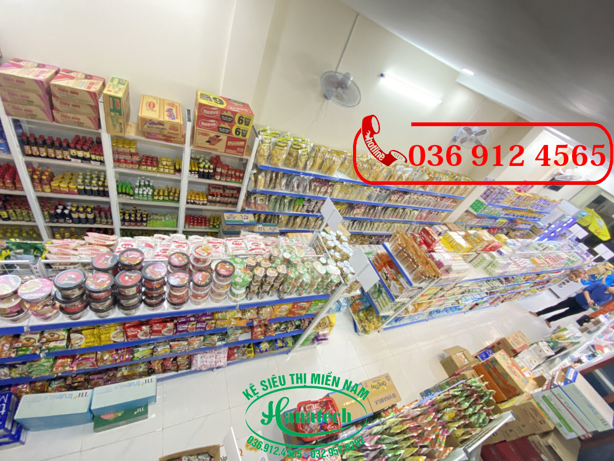 Lắp đặt kệ bách hóa tự chọn tại Bà Rịa Vũng Tàu