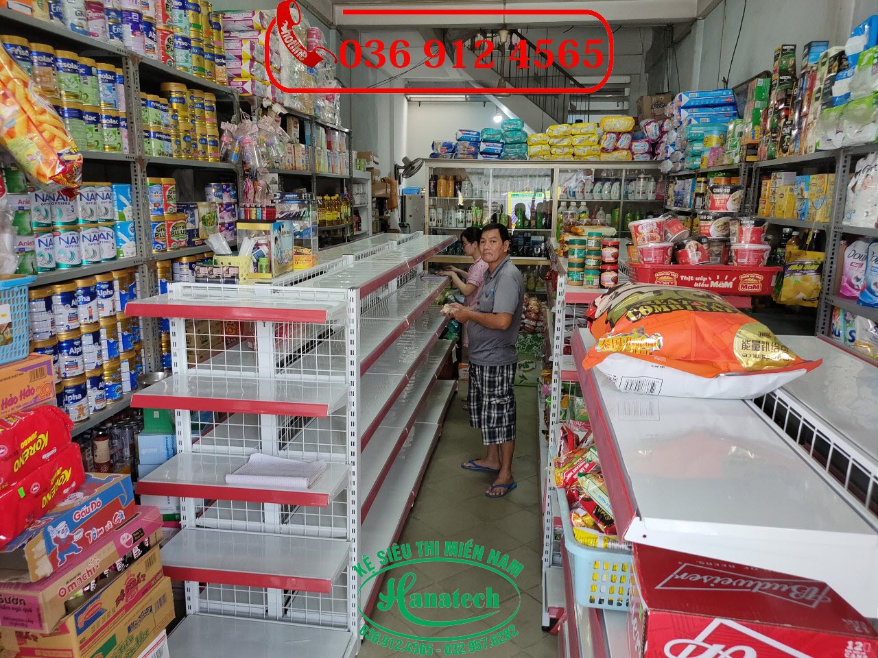Giá kệ siêu thị tại Pleiku
