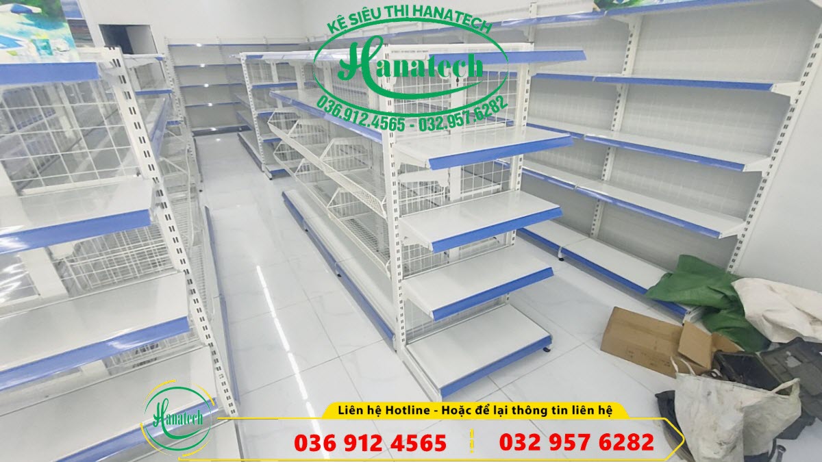 Lắp đặt kệ siêu thị tại Tân Uyên Bình Dương