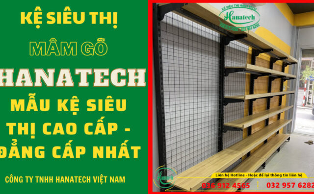 Kệ gỗ siêu thị tại Đồng Nai