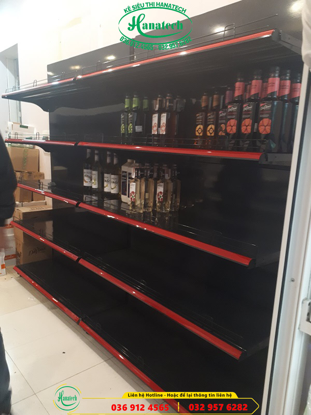 Giá kệ siêu thị trưng bày cho cửa hàng bách hóa tổng hợp tại Bình Phước