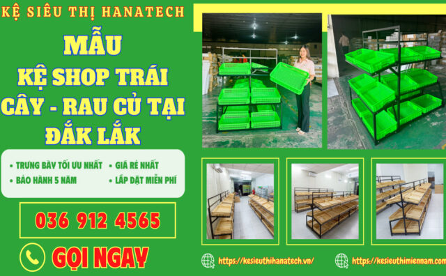 Kệ trái cây rau củ tại Đắk Lắk