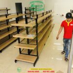 Giá kệ gỗ siêu thị trưng bày sản phẩm tại Đắk Lắk