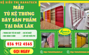 Tủ kệ trưng bày sản phẩm tại Đắk Lắk