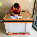 Mẫu bàn quầy thu ngân tính tiền tại Tiền Giang