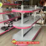 Kệ siêu thị đầu tròn bán nguyệt tại Tiền Giang