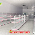 Kệ siêu thị đầu tròn bán nguyệt tại Tiền Giang