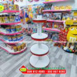 Kệ siêu thị đầu tròn bán nguyệt tại Tiền Giang