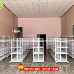 Kệ siêu thị lưng lưới tại Tiền Giang Hanatech