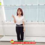 Kệ siêu thị lưng lưới tại Tiền Giang Hanatech