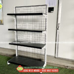 Kệ siêu thị lưng lưới tại Tiền Giang Hanatech