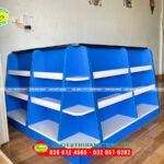 Mẫu bàn quầy thu ngân tính tiền siêu thị tạp hóa tại An Giang