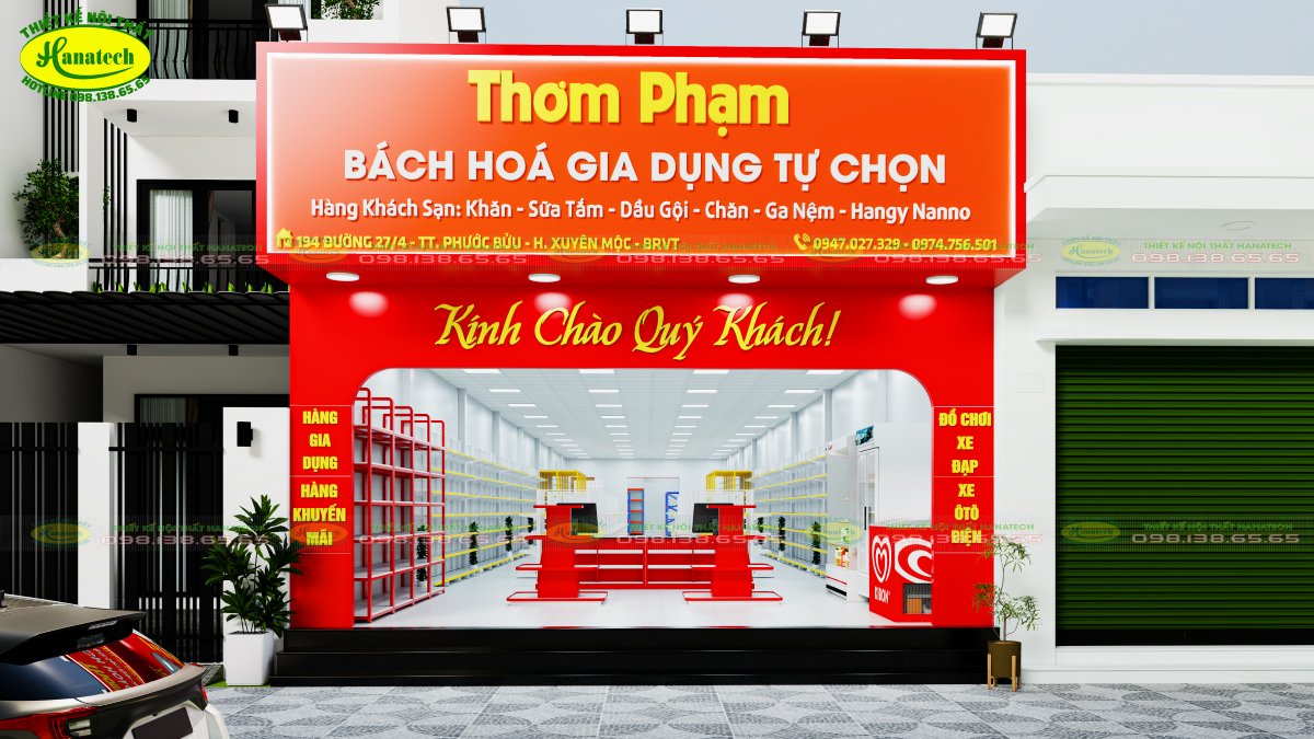 Setup cửa hàng bách hóa gia dụng tại Vũng Tàu