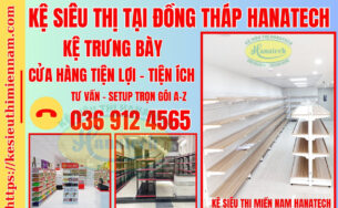 Kệ cửa hàng tiện lợi tiện ích tại Đồng Tháp