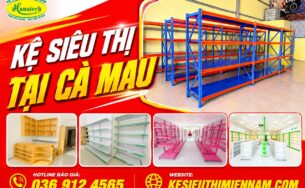 Lắp đặt giá kệ siêu thị tại Cà Mau