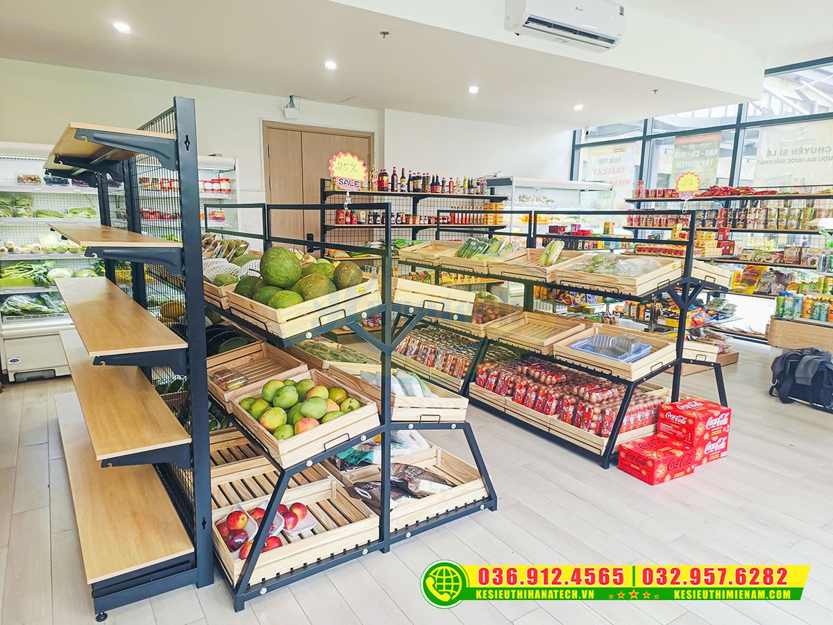 Lắp đặt giá kệ siêu thị tại Tiền Giang