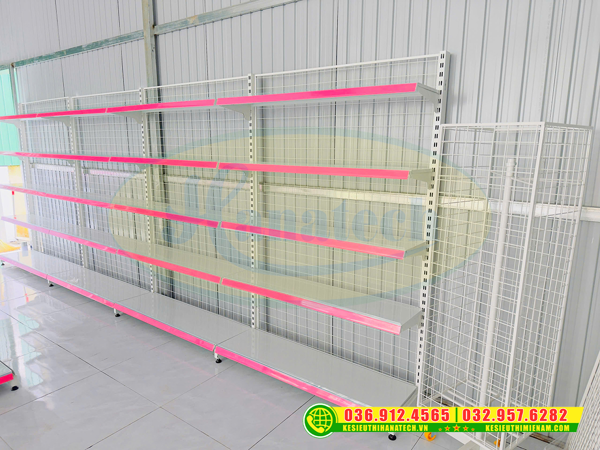 Hoàn thiện lắp đặt kệ cửa hàng bỉm sữa tại Đắk Nông - Chuẩn phong cách mẹ và bé