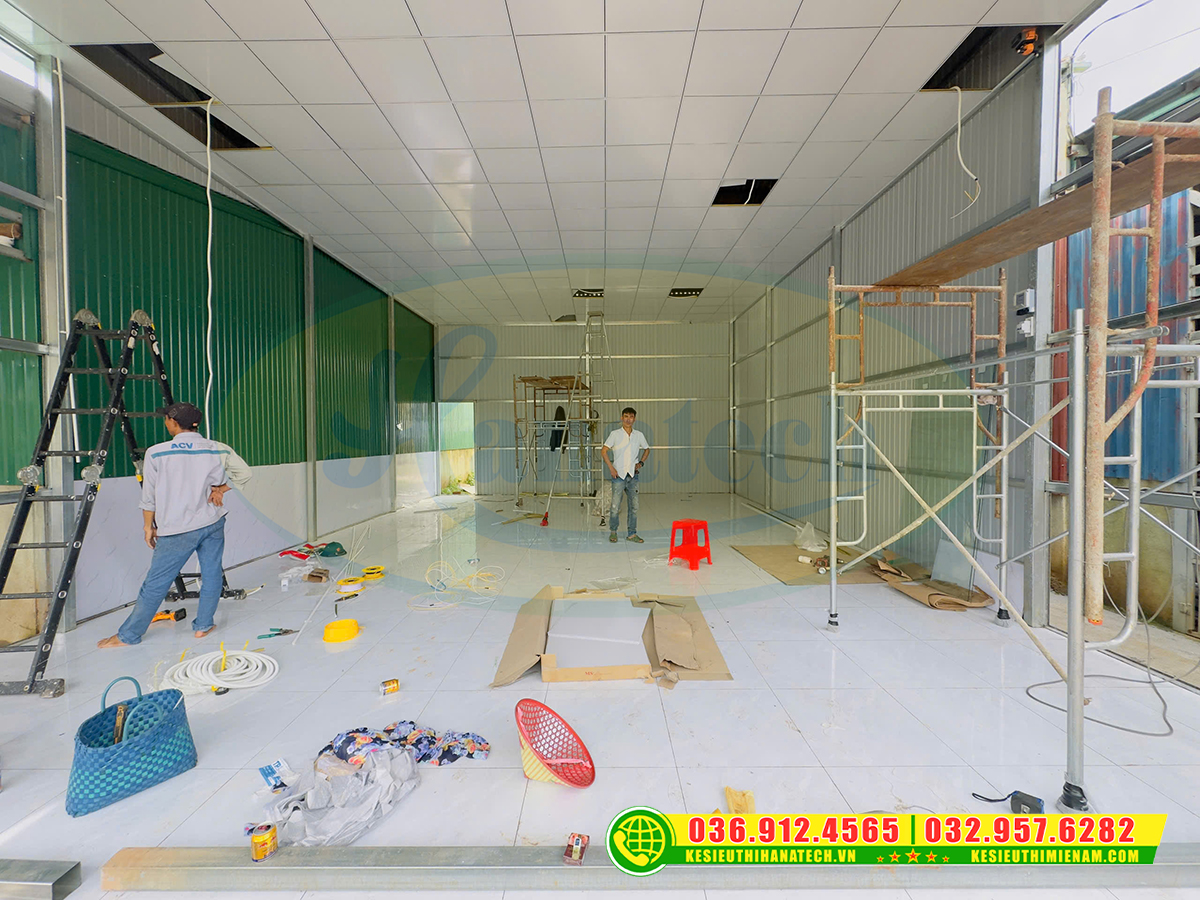 Hoàn thiện lắp đặt kệ cửa hàng bỉm sữa tại Đắk Nông - Chuẩn phong cách mẹ và bé