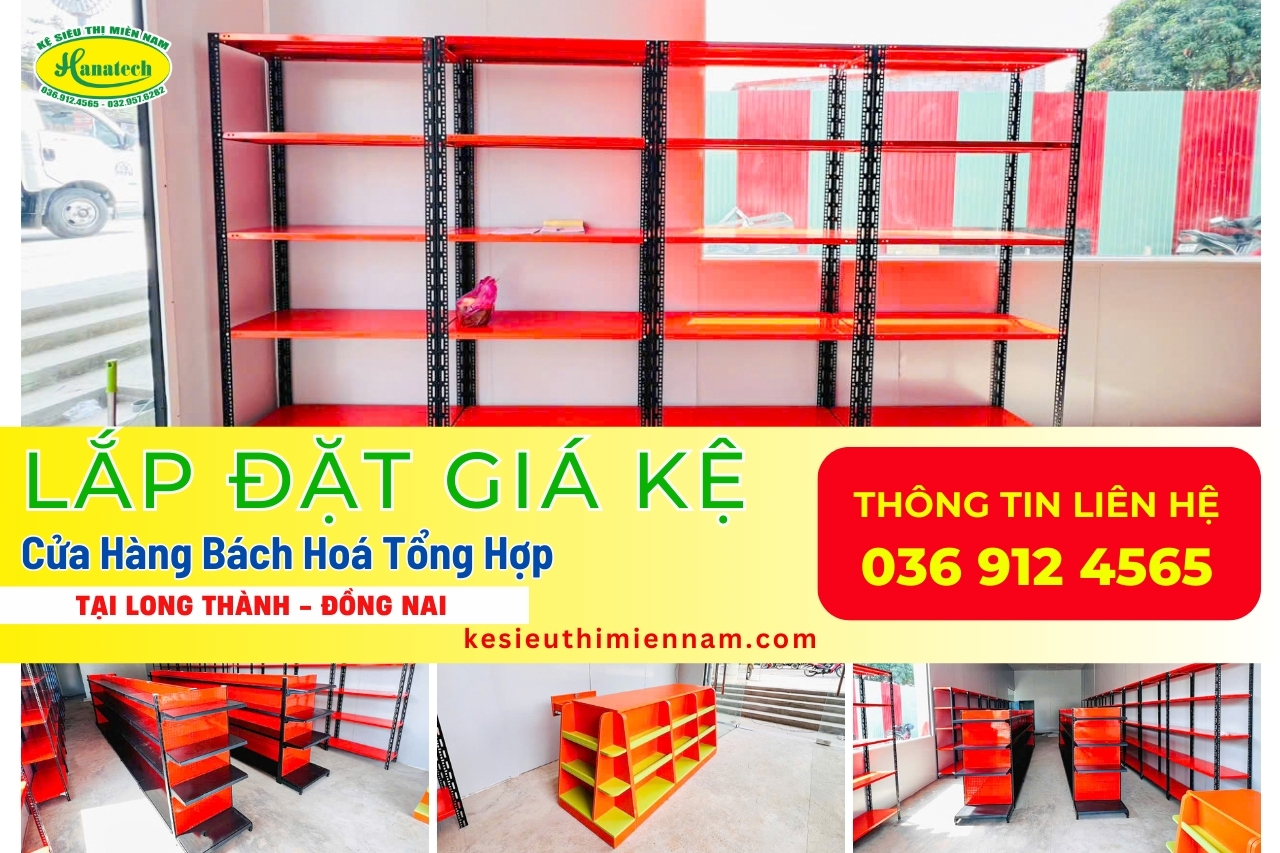 Kệ bách hoá tại Long Thành