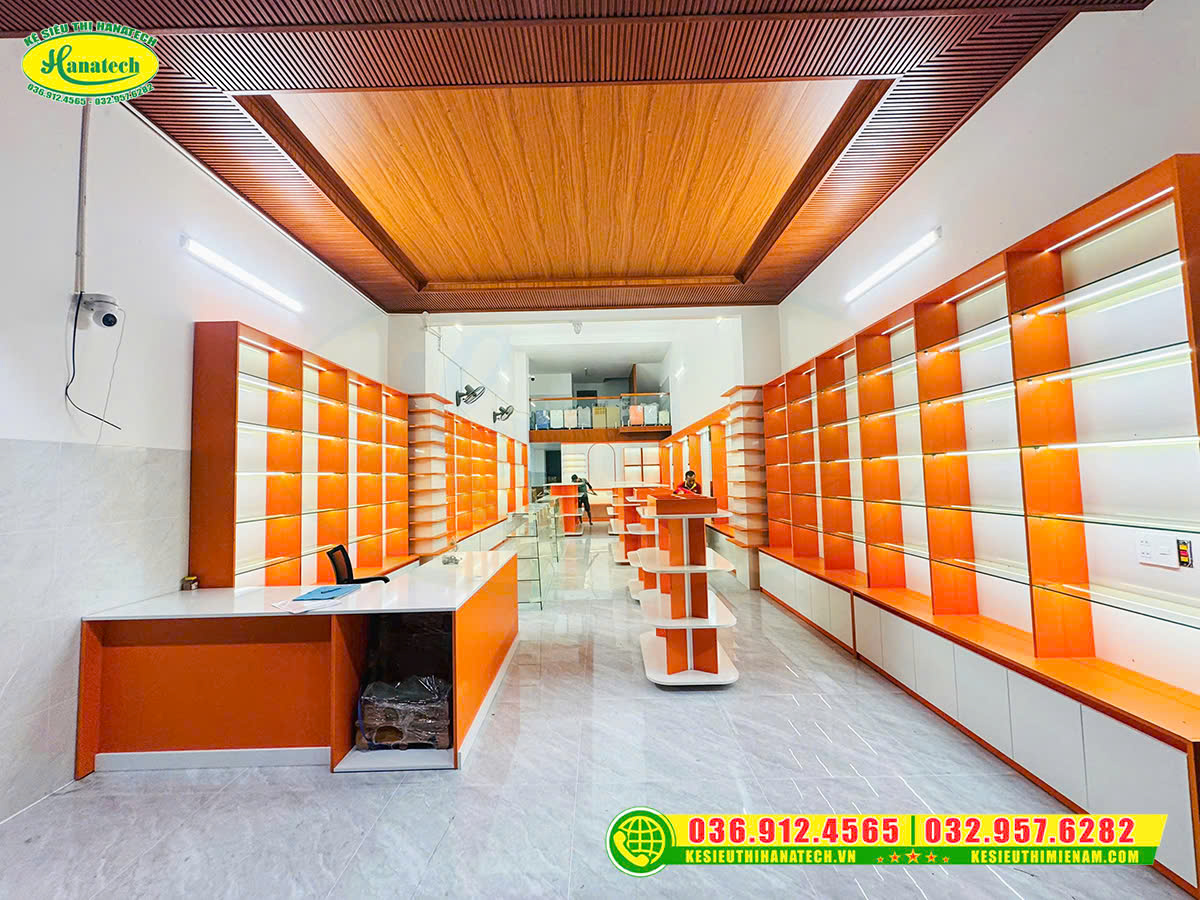 Setup nội thất shop cửa hàng giá rẻ tại Long Thành Đồng Nai