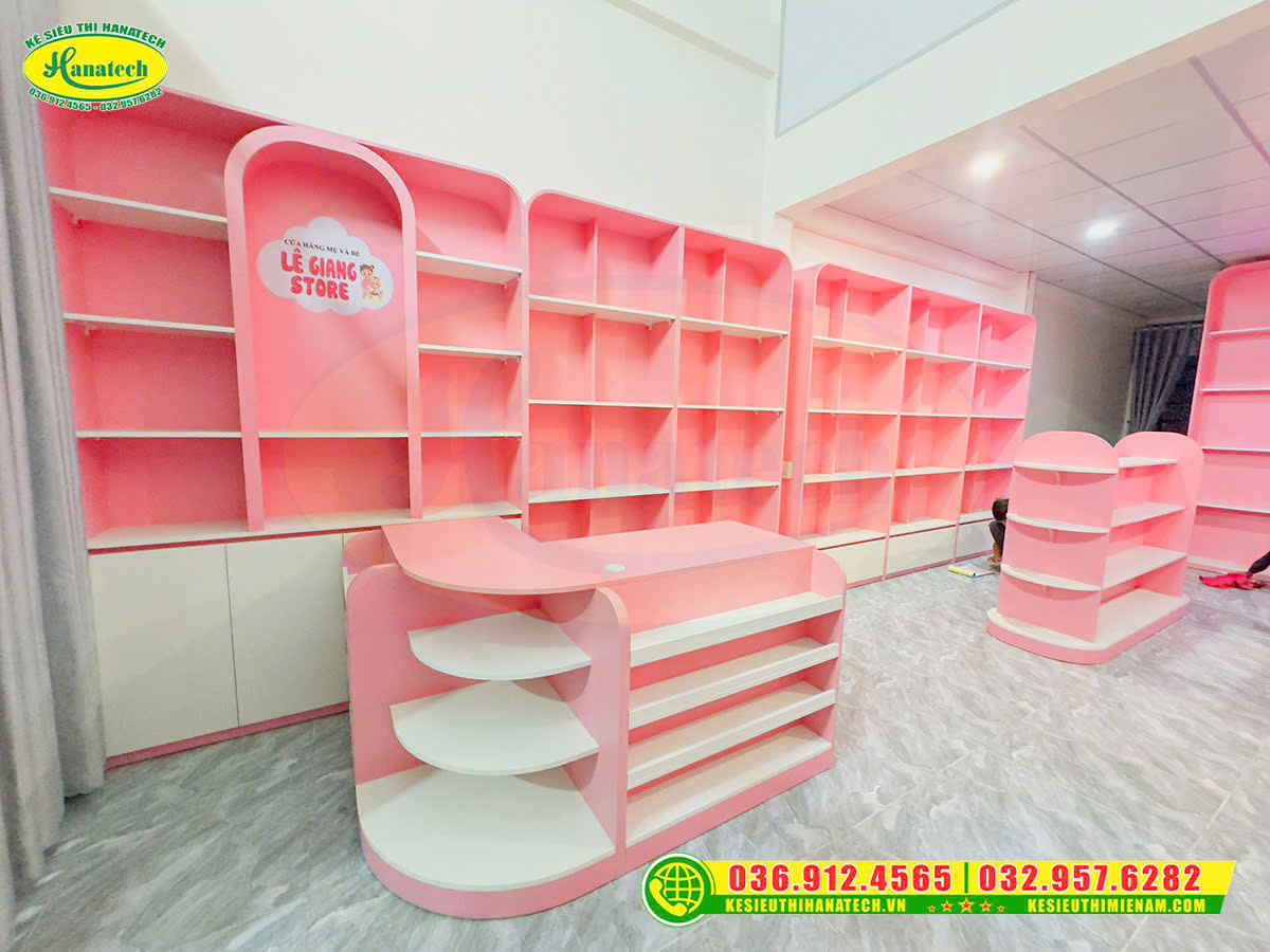 Setup nội thất shop cửa hàng giá rẻ tại Long Thành Đồng Nai