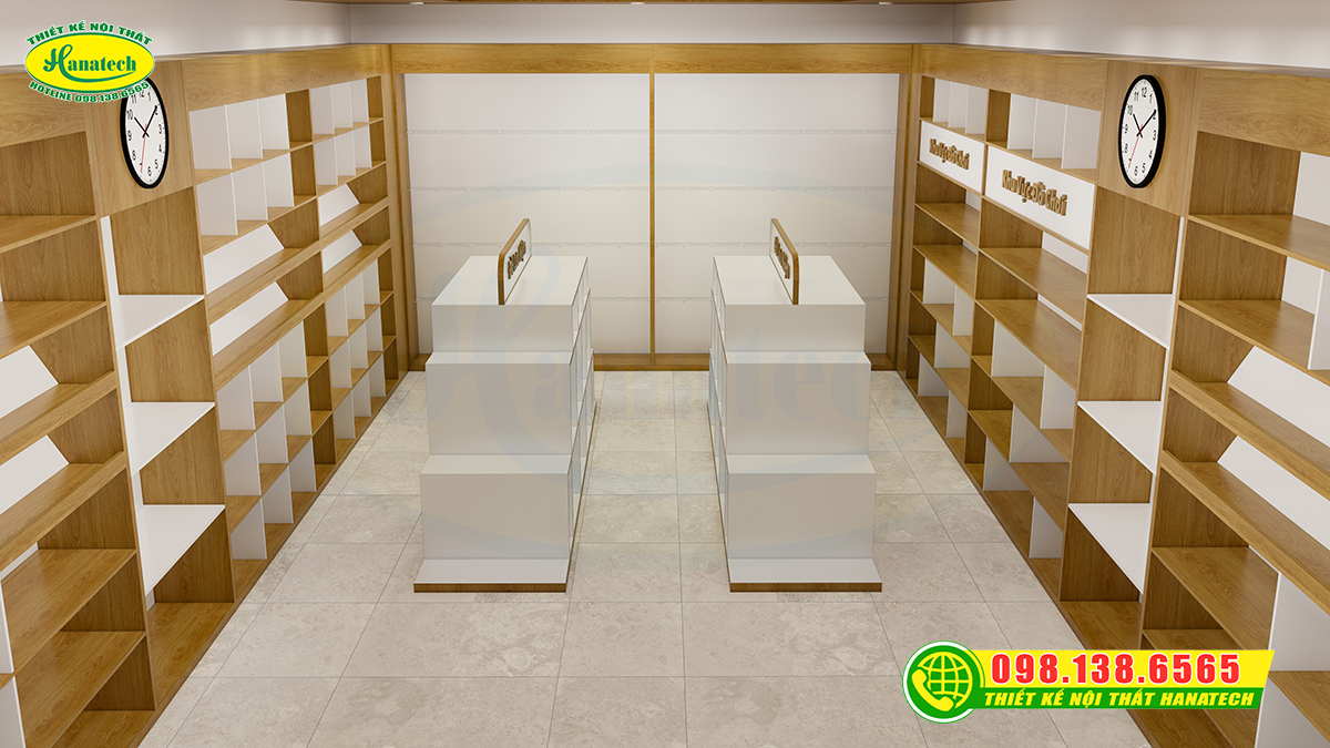 Setup nội thất shop cửa hàng giá rẻ tại Long Thành Đồng Nai