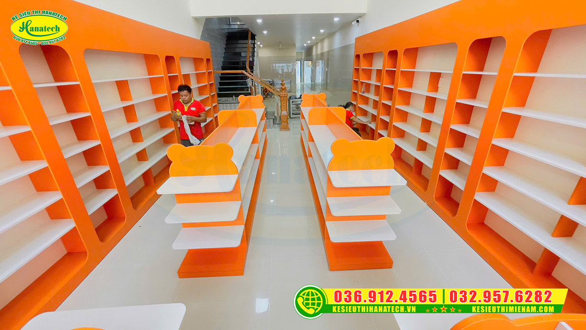 Dự án setup giá kệ văn phòng phẩm sang trọng tại Long Thành – Đồng Nai