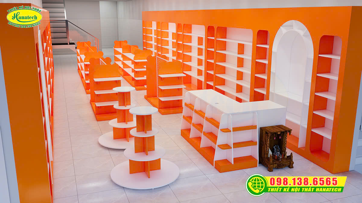 Dự án setup giá kệ văn phòng phẩm sang trọng tại Long Thành – Đồng Nai