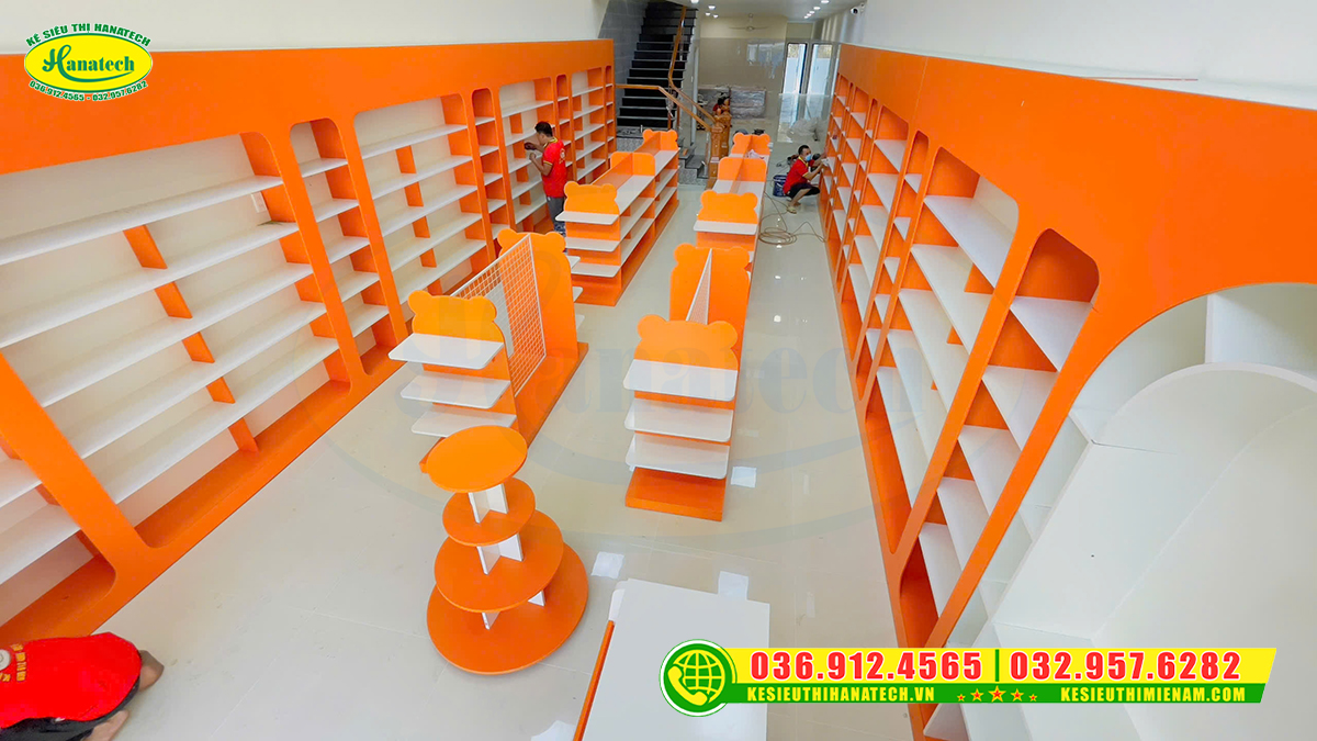 Dự án setup giá kệ văn phòng phẩm sang trọng tại Long Thành – Đồng Nai